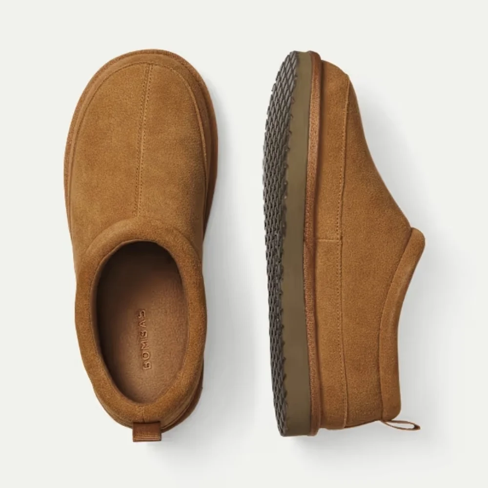 NIB Bombas Women’s Saturday Suede Slip-On Slipper Shoes - CAMEL - 7 - Picture 8 of 9